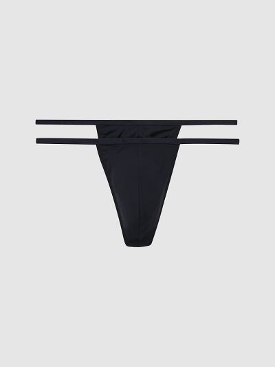 Calvin Klein Underwear HU220401 | Calvin Klein CK One Férfi Tanga Fekete